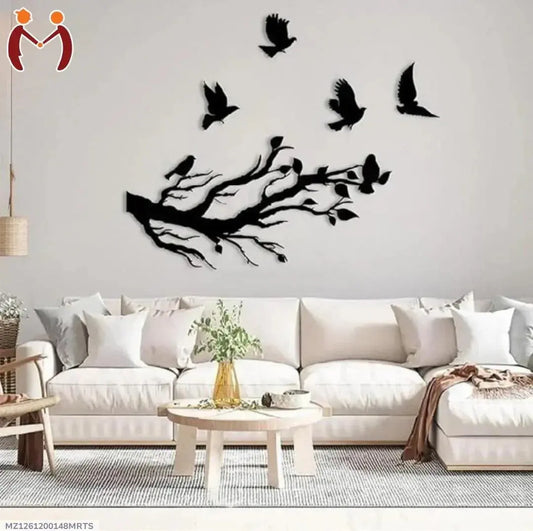 3D Flying Birds Wooden Wall Art Decor Nexus Goods