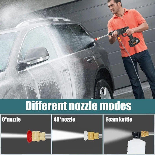 24V Electric Car Washer Gun with 12 Accessories