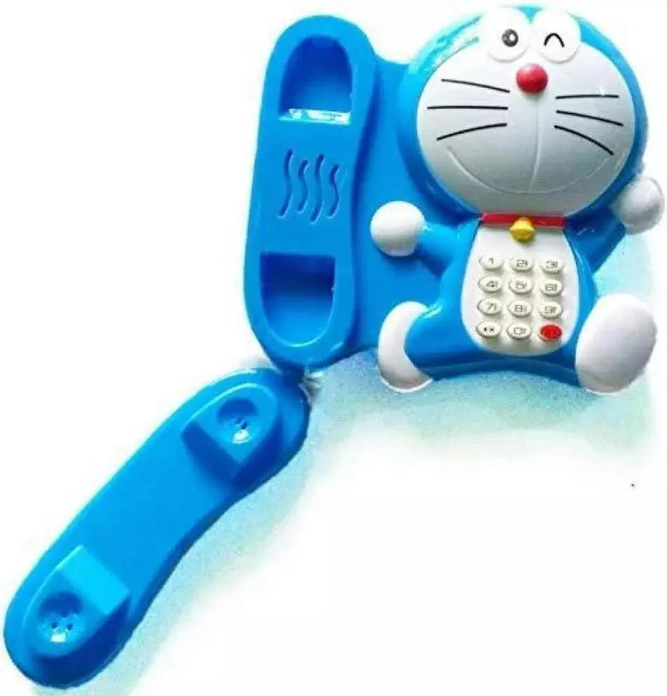 Doraemon Telephone Toy Blue Educational Playset