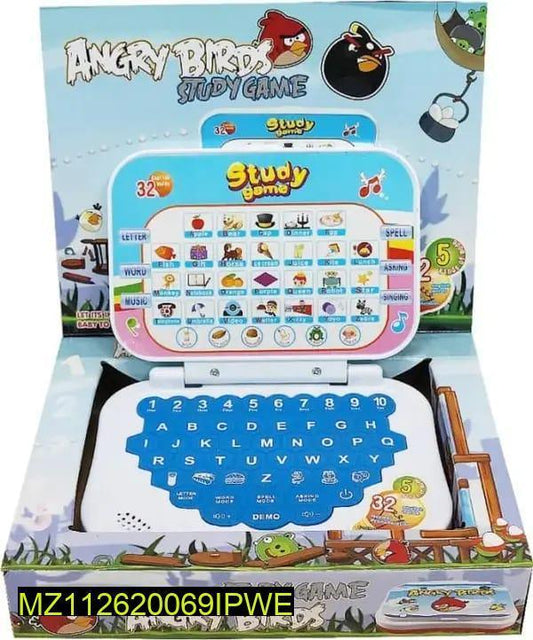 Angry Birds kids educational laptop with ABCs, numbers, and learning games for early childhood development