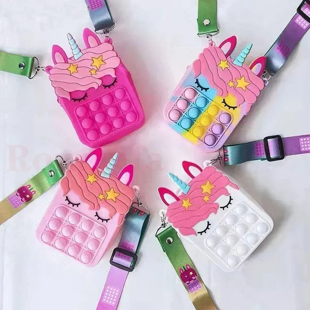 Multicolor Unicorn Crossbody Bag