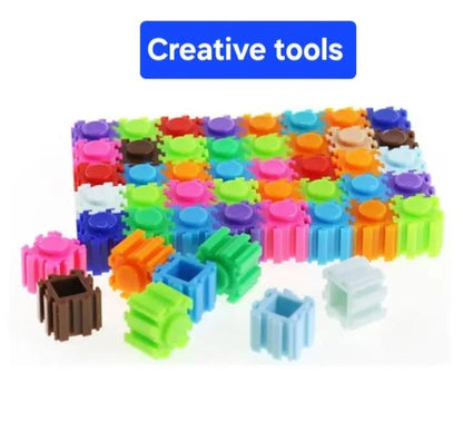 Multicolor Rubber Blocks for Kids