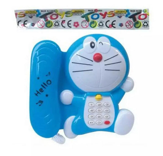 Doraemon Telephone Toy Blue Educational Playset