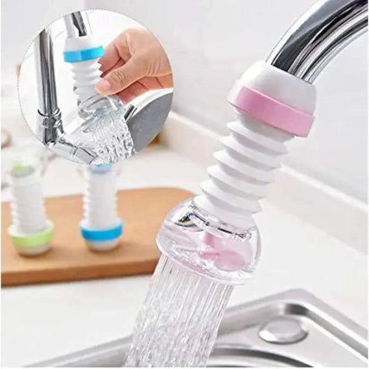 Kitchen Tap Faucet Extender Multicolor Collapsible Plastic