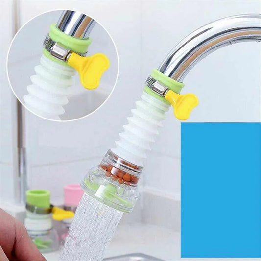 Kitchen Tap Faucet Extender Multicolor Collapsible Plastic
