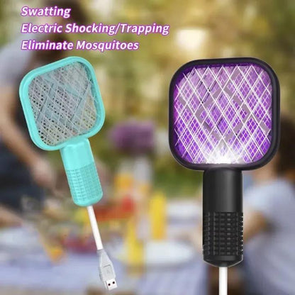 Portable Electric Mosquito Swatter Green 3cm