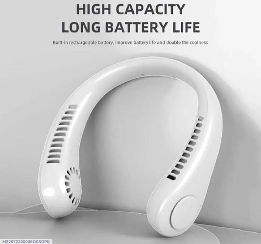 Portable USB Rechargeable Neck Fan